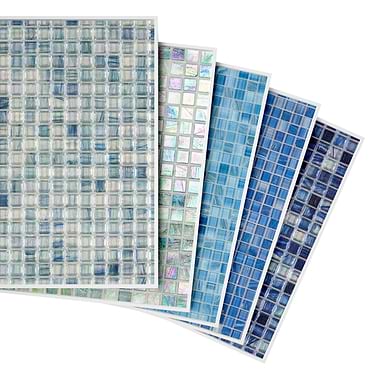 Sample Bundle 5 Best Selling Pool Glass Tiles
