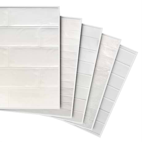Sample Bundle 5 Best Selling White Ceramic Subway Tiles
