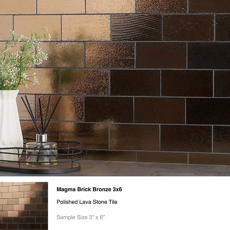 Top Selling Brown Subway Tiles Sample Bundle (5)