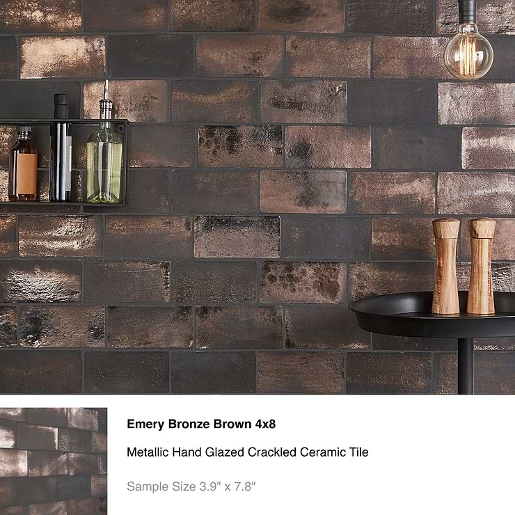 Top Selling Brown Subway Tiles Sample Bundle (5)