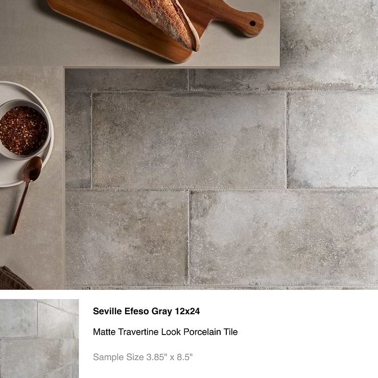 Top Selling Gray Floor Porcelain Tiles Sample Bundle (5)