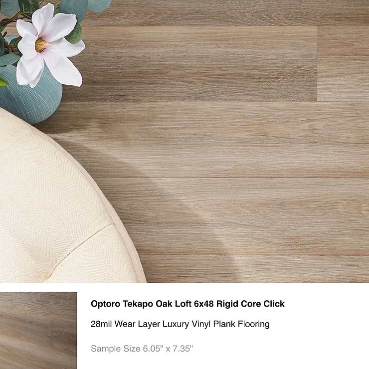 Top Selling Natural Tone Luxury Vinyl Flooring Tiles Sample Bundle (5)