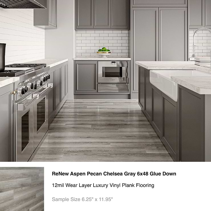 Top Selling Warm Gray Luxury Vinyl Flooring Tiles Sample Bundle (5)