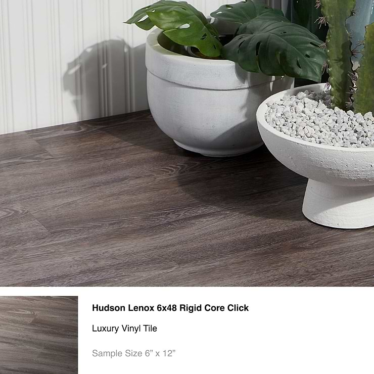 Top Selling Warm Gray Luxury Vinyl Flooring Tiles Sample Bundle (5)