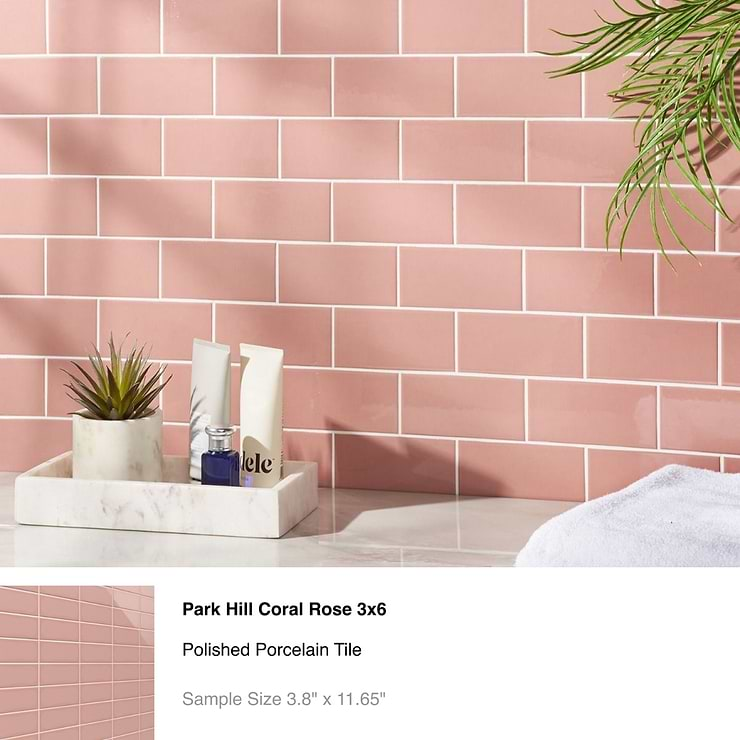 Top Selling Pink Tiles Sample Pack of 5