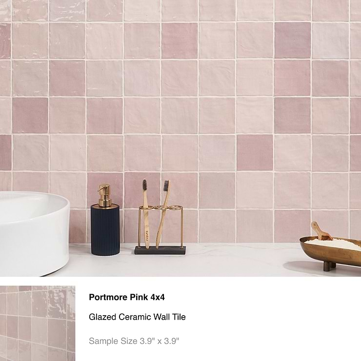 Top Selling Pink Tiles Sample Bundle (5)