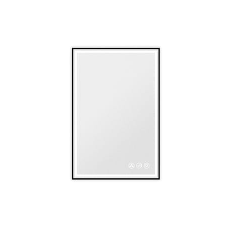 Mage Matte Black 24x36" Framed Rectangle LED Mirror
