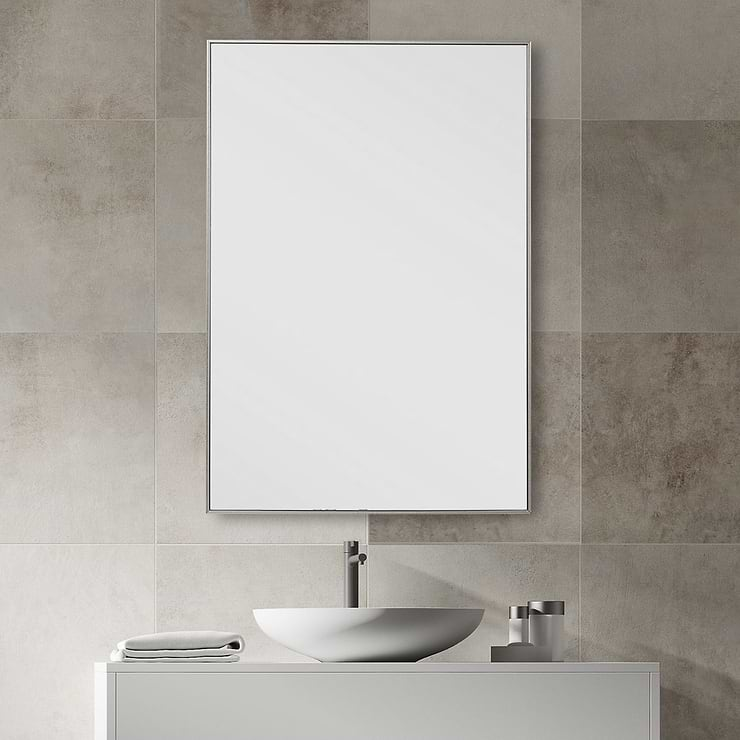 Everyday Dawn Silver 21x31" Rectangle Mirror