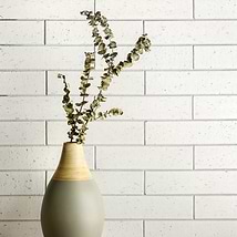 Cadenza Salt Cellar White 2x9 Polished Clay Brick Tile