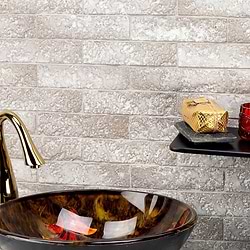 Clay Brick Subway Tile for Backsplash,Kitchen Wall,Bathroom Wall,Shower Wall