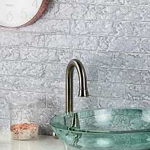 Easton Mesa White 2x8 Handmade Glazed Clay Brick Textured Subway Tile