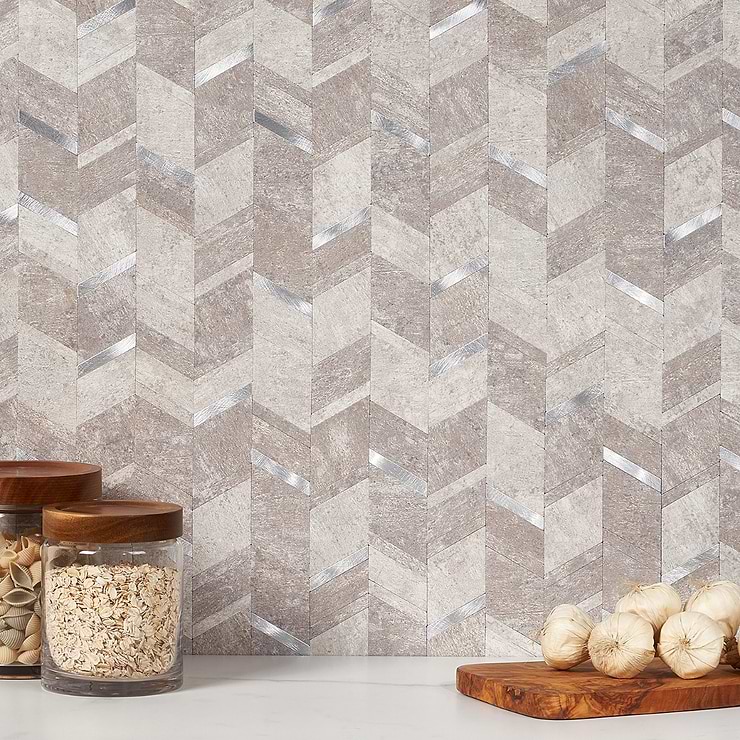 Pvc peel and top stick mosaic tile