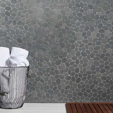 Pebble Tile for Backsplash,Kitchen Wall,Kitchen Floor,Bathroom Floor,Bathroom Wall,Shower Wall,Shower Floor,Outdoor Floor,Outdoor Wall,Commercial Floor