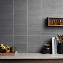 Charlotte Moon Gray 3x10 Textured Matte Ceramic Subway Tile