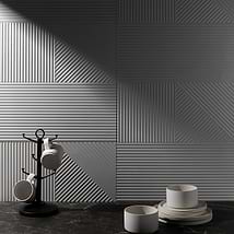 Renzo Grigio Gray 3D Matte Porcelain 12x24 Tile