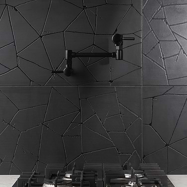 Faber Black 16X32 Matte Porcelain Tile - Sample
