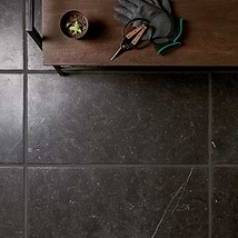 Catalina Charcoal Gray 18x36 Chiseled Edge Belgian Bluestone Marble Tile