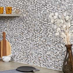 Decorative Marble + Glass Tile for Backsplash,Kitchen Wall,Bathroom Wall,Shower Wall