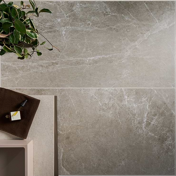 ZenTech Greige Beige 24x48 Matte Porcelain Tile