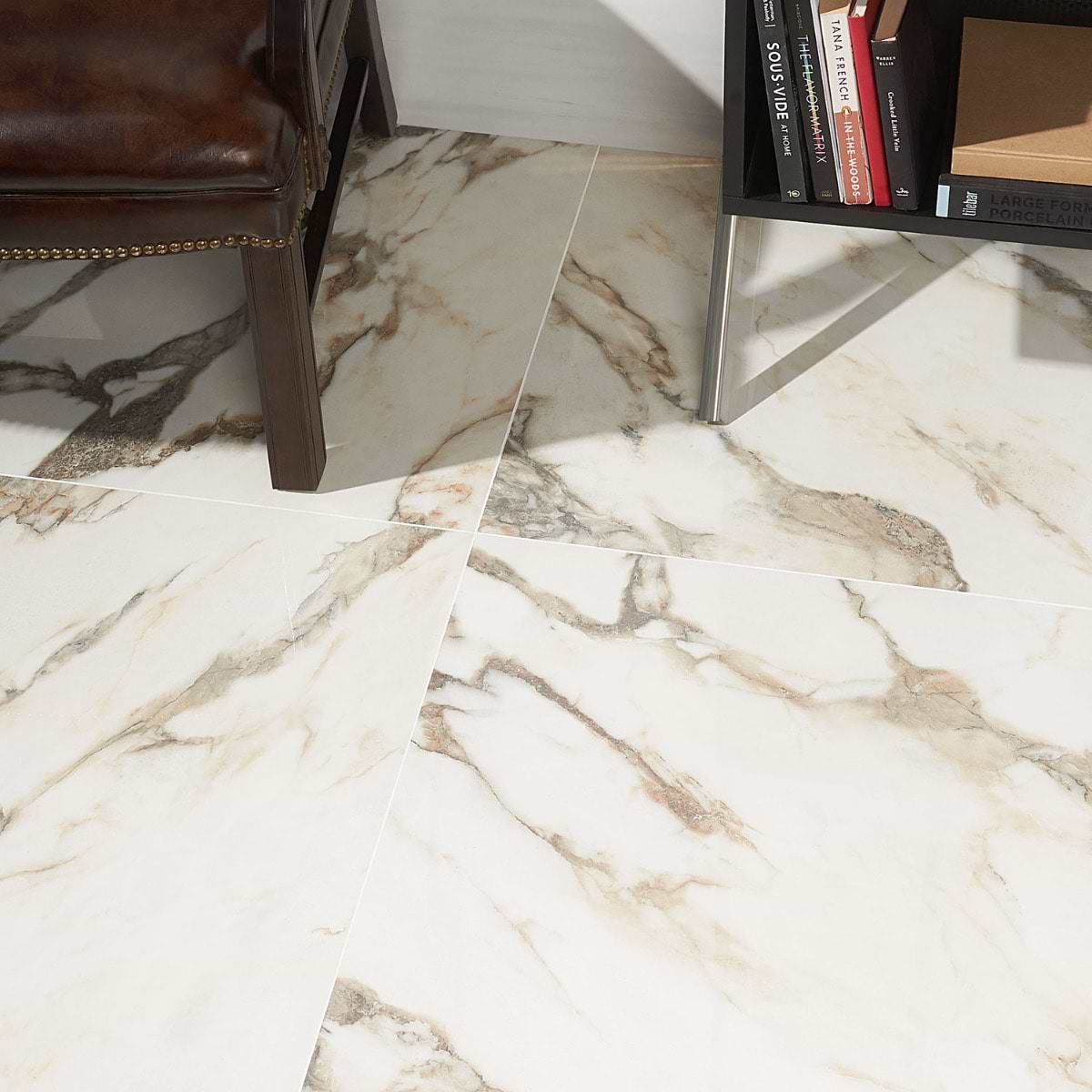 Dreamstone Calacatta Rustico Beige 24x24 Polished Porcelain Tile