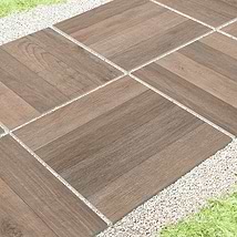 Spruce Wood Walnut 24x24 Textured Wood Look Porcelain 2CM Outdoor Paver