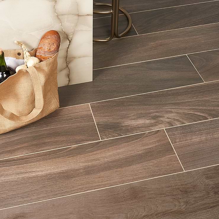 Wood look ceramic tile flooring outlet