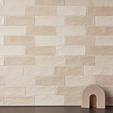 Portmore Sand 3x8 Glazed Ceramic Tile
