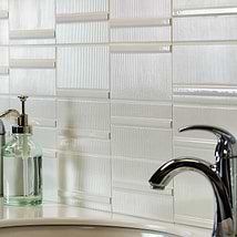 Vector Reverb Hueso White 4x8 Polished Ceramic Wall Tile