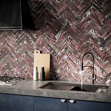 Clay Brick Subway Tile for Backsplash,Kitchen Floor,Kitchen Wall,Bathroom Floor,Bathroom Wall,Shower Wall