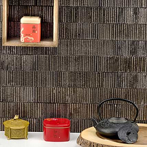 Easton Summit Gold 2x9 Handmade Textured Clay Brick Subway Tile