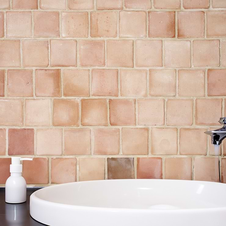 Terra Villa Sand Beige 4x4 Matte Terracotta Tile