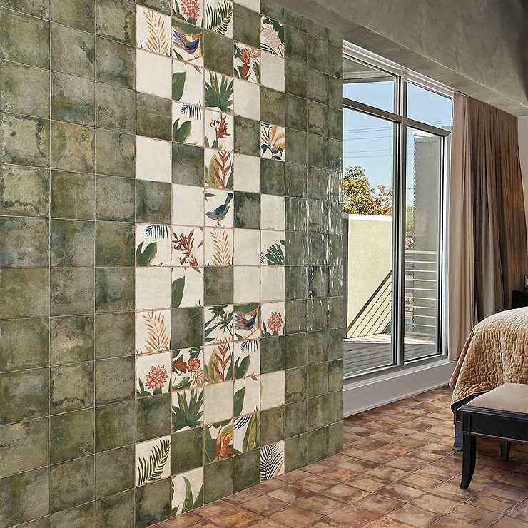 Angela Harris Dunmore Sonata Mural 8x8 Ceramic Tile