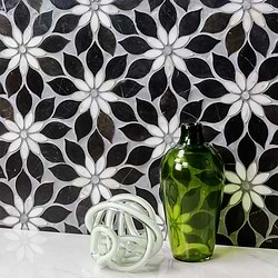 Waterjet Marble Tile for Backsplash,Kitchen Wall,Bathroom Wall,Shower Wall,Shower Floor,Outdoor Wall