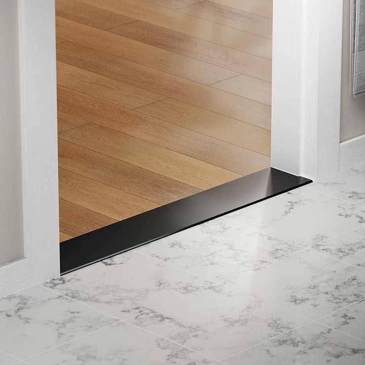 Pure Black 6x36 Engineered Stone Threshold Saddle