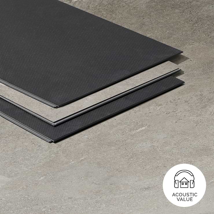 Optoro Juneau Sandstone Dark Beige 28mil Wear Layer Rigid Core Click 12x24 Luxury Vinyl Tile
