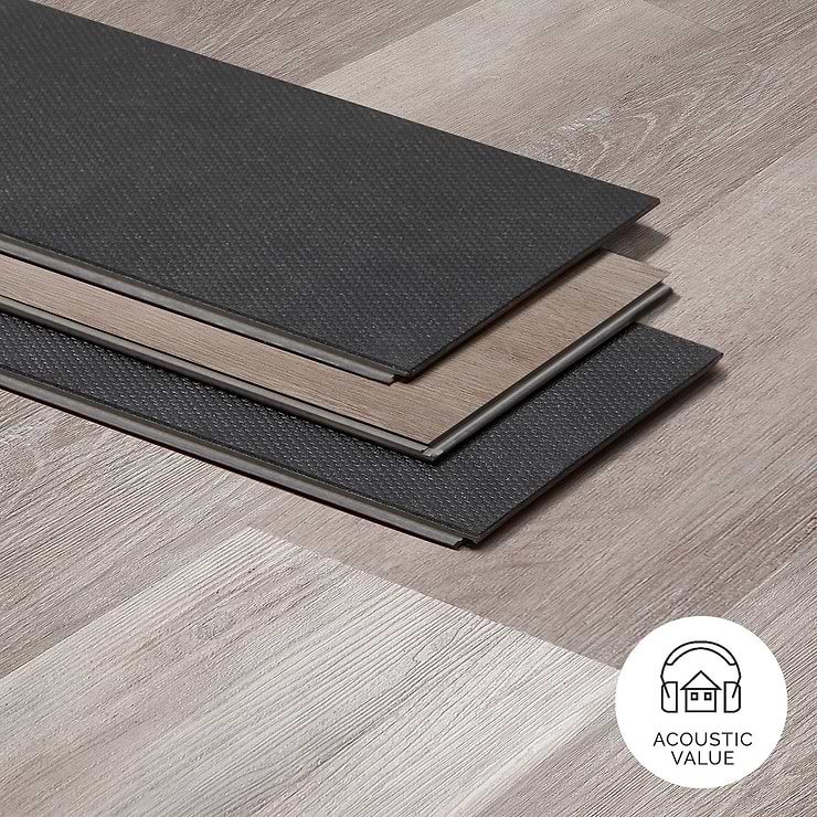Optoro Bur Oak Brindle 28mil Wear Layer Rigid Core Click 6x48 Luxury Vinyl Plank Flooring