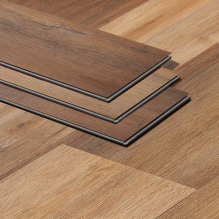 Optoro Scarlet Oak Coppertone 12mil Wear Layer Rigid Core Click 6x48 Luxury Vinyl Plank Flooring