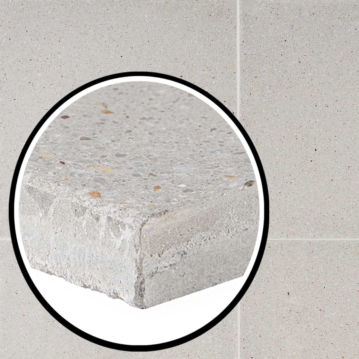 True Terrazzo Argento Beige 16x16 Polished Terrazzo Tile