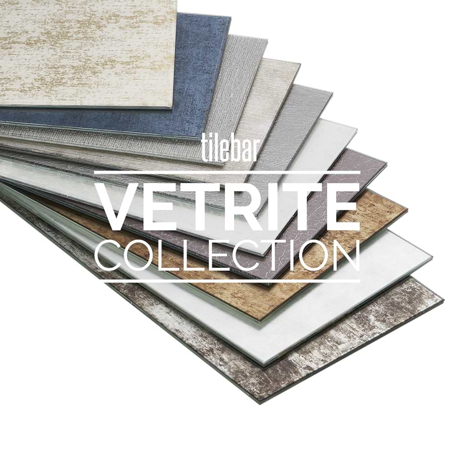 Vetrite Corteza Glacial 9x18 Polished Glass Tile