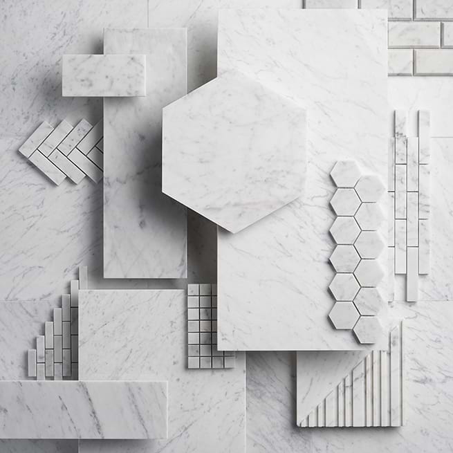A masterfully curated selection of Carrara