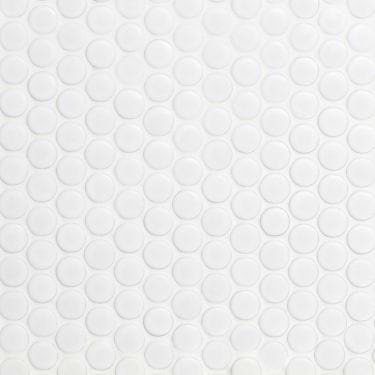 white mosaic tiles