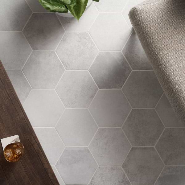 Hexagon porcelain Floor Tiles
