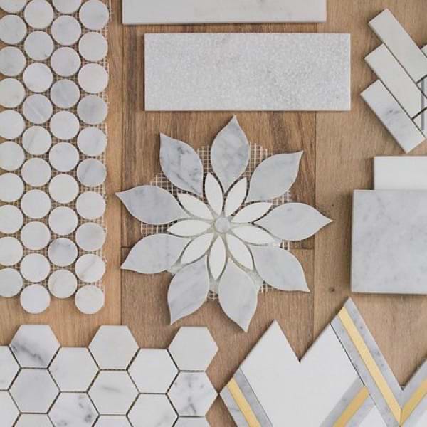 new porcelain and ceramic tiles