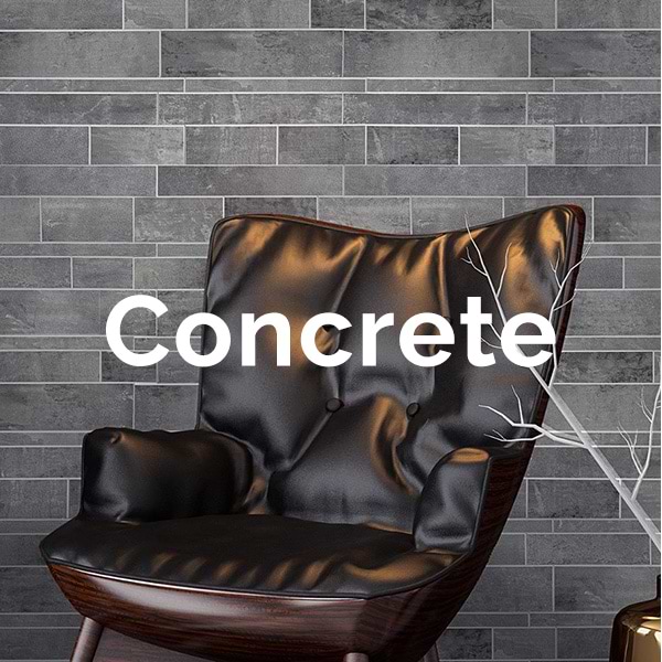 luxury peel & stick concrete look tile