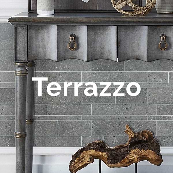 luxury peel & stick terrazzo tile