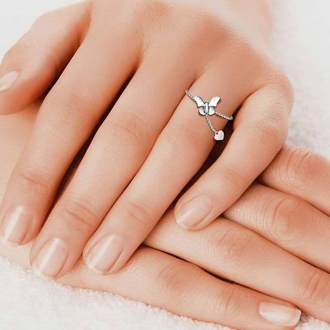 Buy Butterfly Gold Flexi Ring UAR00003 Caratlane