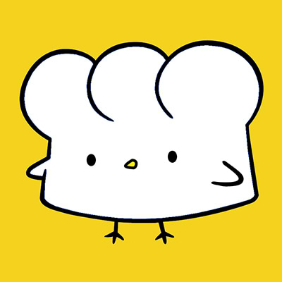 ぼくはクックー。コック帽から生まれました。