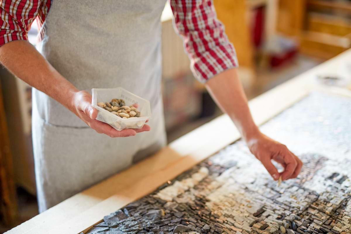 Artistic Endeavors — Mosaic Workshop in Mykonos