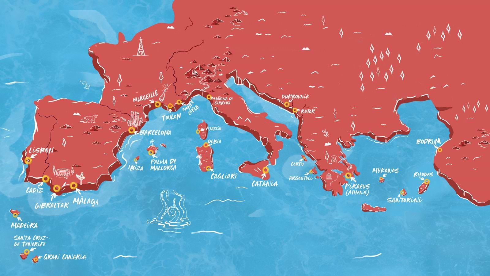Europe map