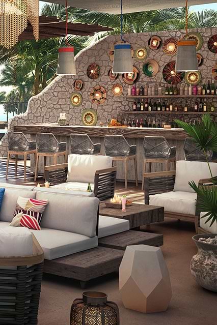 Interior view of The Beach Club at Bimini